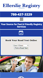 Mobile Screenshot of ellerslieregistry.com